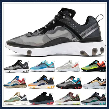 New react element 87 55 running shoes for men Anthracite Light Bone triple black white RED ORBIT fashion mens trainers sports
New react element 87 55 running shoes for men Anthracite Light Bone triple black white RED ORBIT fashion mens trainers sports