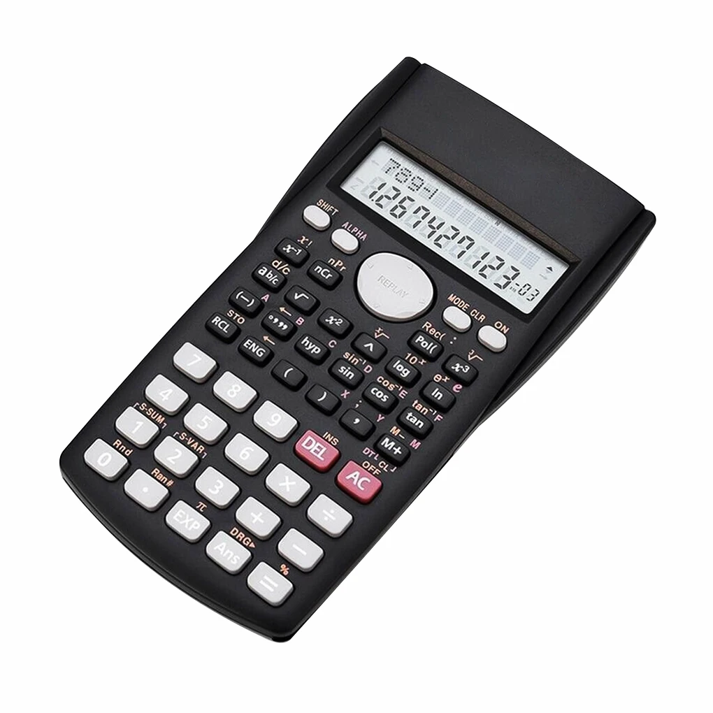 Scientific Calculator 10+2 Digit LCD Display Student Math Tool 240 Calculations Functions Calculator
Scientific Calculator 10+2 Digit LCD Display Student Math Tool 240 Calculations Functions Calculator