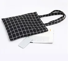 Canvas Tote Bag Eco Shopping Bag Daily Use Foldable Handbag Large Capacity Plaid Canvas Tote for Women Female Shopper Bag
Canvas Tote Bag Eco Shopping Bag Daily Use Foldable Handbag Large Capacity Plaid Canvas Tote for Women Female Shopper Bag