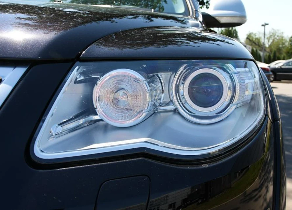 For Volkswagen Touareg 2011-2014 Left Side Headlight Lens Cover Sealant Glue