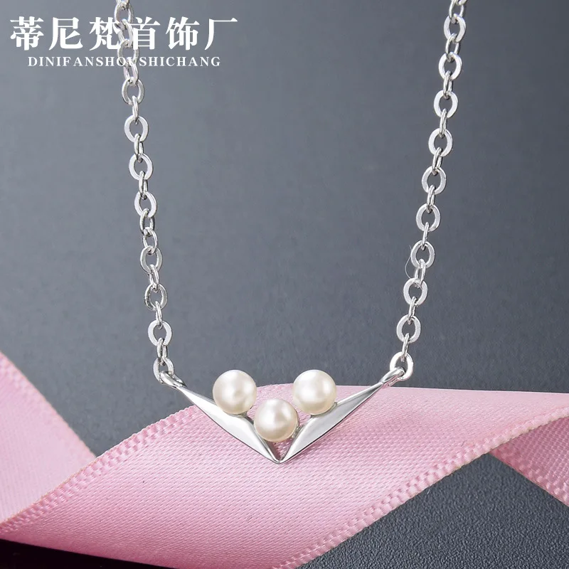 Hot Selling S925 Fine Silver Set with Shell Pearls Simple Cool Pearl Necklace Choker Korean-style Versitile Fashion Accessories
Hot Selling S925 Fine Silver Set with Shell Pearls Simple Cool Pearl Necklace Choker Korean-style Versitile Fashion Accessories