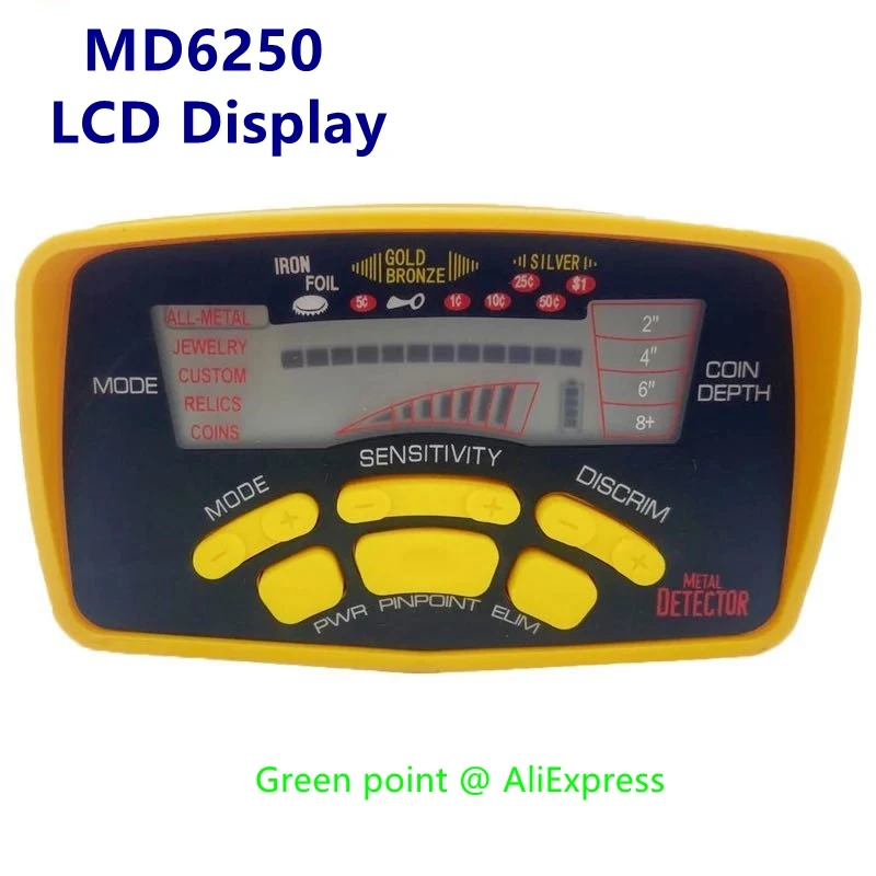 TIANXUN MD6250 LCD Display Control Unit Suitable For Professional Underground Metal Detectors Facilitate Faster Reading Of Data |