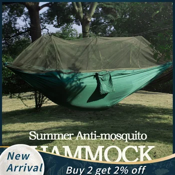 13 Color Portable Summer Anti-mosquito Double Hammock Chair Outdoor Camping Mosquito Net Hanging Chair Swing Outdoor Furniture
13 Color Portable Summer Anti-mosquito Double Hammock Chair Outdoor Camping Mosquito Net Hanging Chair Swing Outdoor Furniture