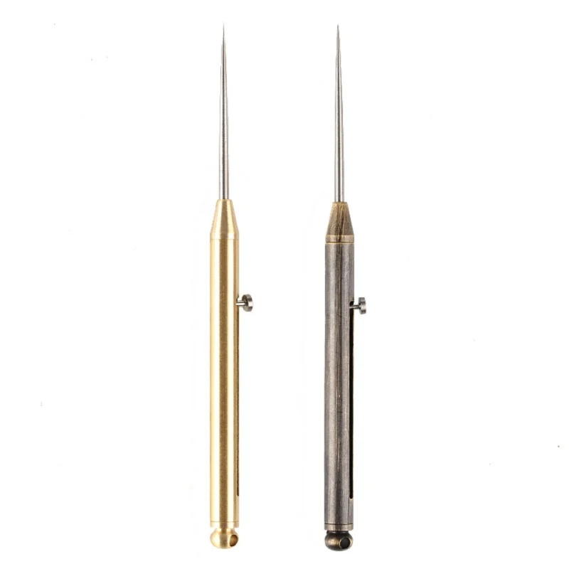 Brass Titanium Alloy Push-pull Spring Design Toothpick With Protective Case Holder Ultra-Light Portable Multi-function Tool
Brass Titanium Alloy Push-pull Spring Design Toothpick With Protective Case Holder Ultra-Light Portable Multi-function Tool