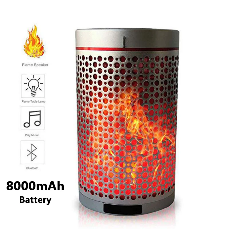 With Flame Light Atmosphere Wireless Woofer Bluetooth Speaker Portable Surround Sound Subwoofer Music Center Wall-mounted Column
With Flame Light Atmosphere Wireless Woofer Bluetooth Speaker Portable Surround Sound Subwoofer Music Center Wall-mounted Column