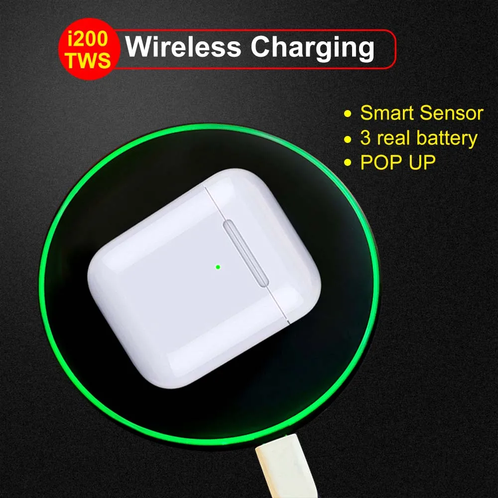 i200 TWS 1:1Replica Air2 Pop up Separate use Wireless Earphone QI Wireless Charging PK i10 i12 i30 tws
i200 TWS 1:1Replica Air2 Pop up Separate use Wireless Earphone QI Wireless Charging PK i10 i12 i30 tws