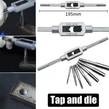 Tap Wrench Alloy Steel Silver Precision Drill Bit Cork Drilling Chamfering Device Hardware Set Wrench Combination
Tap Wrench Alloy Steel Silver Precision Drill Bit Cork Drilling Chamfering Device Hardware Set Wrench Combination