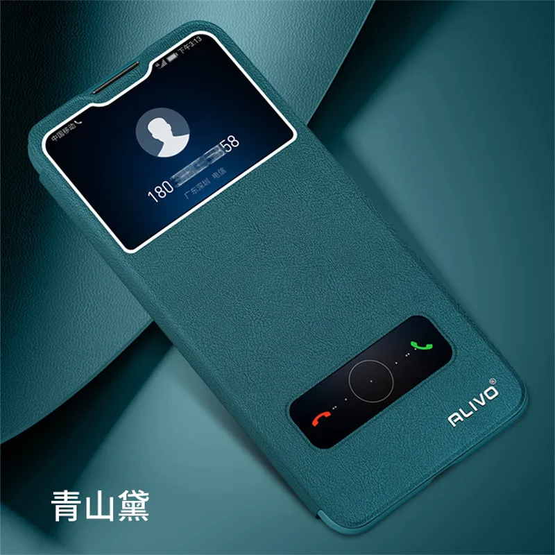 Чехол с окошком для Huawei Honor 20 Pro 20s 30s 8X 9A V30 Nova 5T 6 se 7i P40 lite P30 Y8P | Мобильные телефоны и