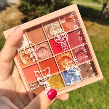 16 Color Eyeshadow Palette Diamond Animal Glitter Metallic Eye Make Up Pigmented Makeup Cosmetics Eye Shadow Pallete TSLM2
16 Color Eyeshadow Palette Diamond Animal Glitter Metallic Eye Make Up Pigmented Makeup Cosmetics Eye Shadow Pallete TSLM2