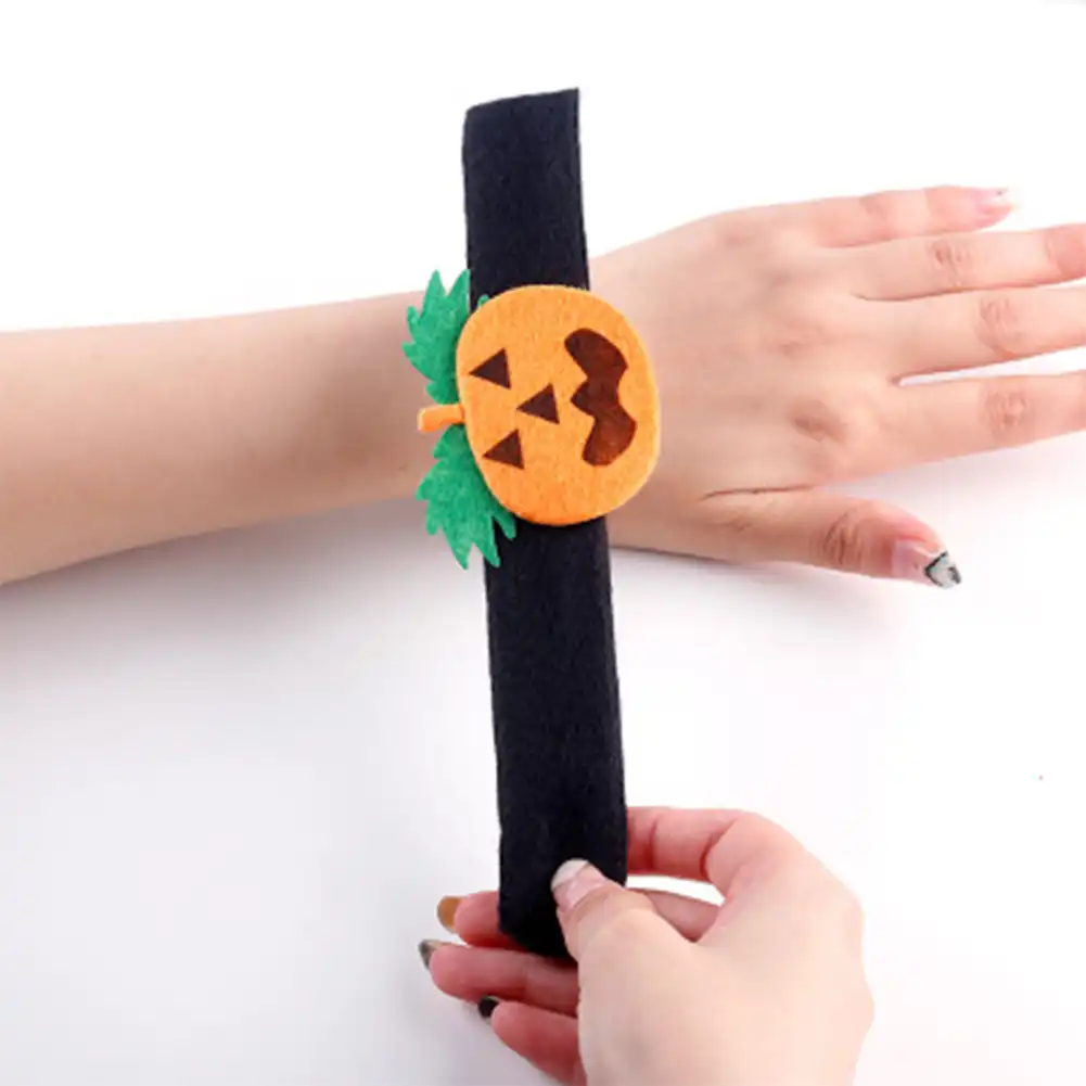 kids party favors spider slip slap bracelet for happy halloween