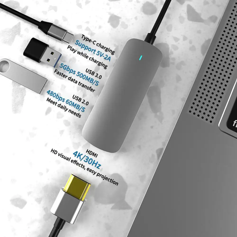 New Thunderbolt 3 4 In1 USB-C To HDMI Adapter 2x USB Type-C PD Hub for Macbook Pro Huawei P20 Pro Samsung Galaxy S9 Usb C Hub
New Thunderbolt 3 4 In1 USB-C To HDMI Adapter 2x USB Type-C PD Hub for Macbook Pro Huawei P20 Pro Samsung Galaxy S9 Usb C Hub