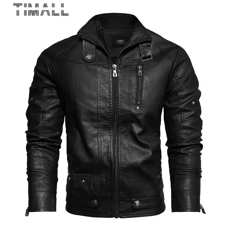 Fashion Winter Leather Jacket Men Stand Collar Motorcycle Washed Retro Velour Leather Jacket European Size Mens Coats Punk Style
Fashion Winter Leather Jacket Men Stand Collar Motorcycle Washed Retro Velour Leather Jacket European Size Mens Coats Punk Style