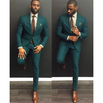 2020 custom one button green men's groom suit party wedding dress 2 pieces (coat + pants +)
2020 custom one button green men's groom suit party wedding dress 2 pieces (coat + pants +)