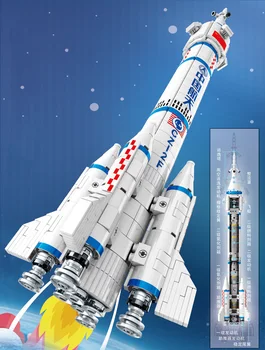 City Space exploration bricks Astronaut figures Chinese manned spacecraft model building block educational toys collection
City Space exploration bricks Astronaut figures Chinese manned spacecraft model building block educational toys collection