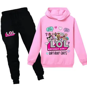 Spring Autumn LOL Cartoon Clothing Set For Girls Fashion Tracksuit Baby Girls Costume LOL Surprise doll Clothes 
Spring Autumn LOL Cartoon Clothing Set For Girls Fashion Tracksuit Baby Girls Costume LOL Surprise doll Clothes