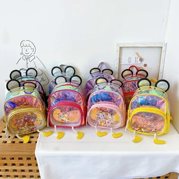 Children's schoolbags custom kindergarten sequin quicksand cartoon cute backpack boys and girls baby laser bag
Children's schoolbags custom kindergarten sequin quicksand cartoon cute backpack boys and girls baby laser bag