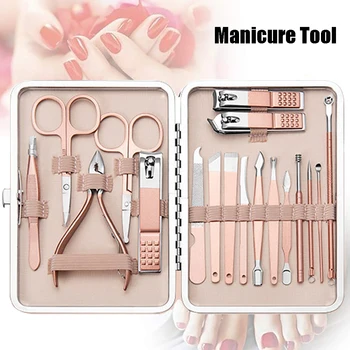 12/16/18pcs/Set Multifunctional Tools Set Stainless Steel Nail Clipper Cutter Trimmer Ear Pick Grooming Pedicure Manicure Tool
12/16/18pcs/Set Multifunctional Tools Set Stainless Steel Nail Clipper Cutter Trimmer Ear Pick Grooming Pedicure Manicure Tool