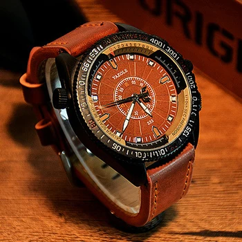 YAZOLE Quartz Watch Big Dial Luminous Men Watches Leather Strap Waterproof Male Clock Fashion Sport Mens Wristwatch reloj hombre
YAZOLE Quartz Watch Big Dial Luminous Men Watches Leather Strap Waterproof Male Clock Fashion Sport Mens Wristwatch reloj hombre