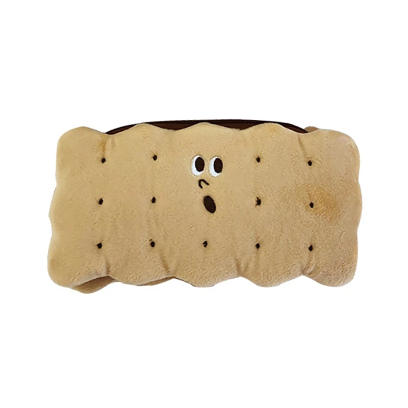 Creative Plush Biscuit Shape Pencil Bag Large Capacity Student Cartoon Storage Pen Case Sandwich Biscuit Pencil Bag
Creative Plush Biscuit Shape Pencil Bag Large Capacity Student Cartoon Storage Pen Case Sandwich Biscuit Pencil Bag