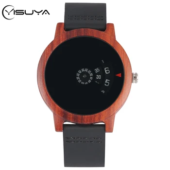 YISUYA Bamboo Wood Watch Men's Turntable Unique Fan-shaped Dial Design Quartz Leather Band Male Wristwatch Gifts for Men Women
YISUYA Bamboo Wood Watch Men's Turntable Unique Fan-shaped Dial Design Quartz Leather Band Male Wristwatch Gifts for Men Women