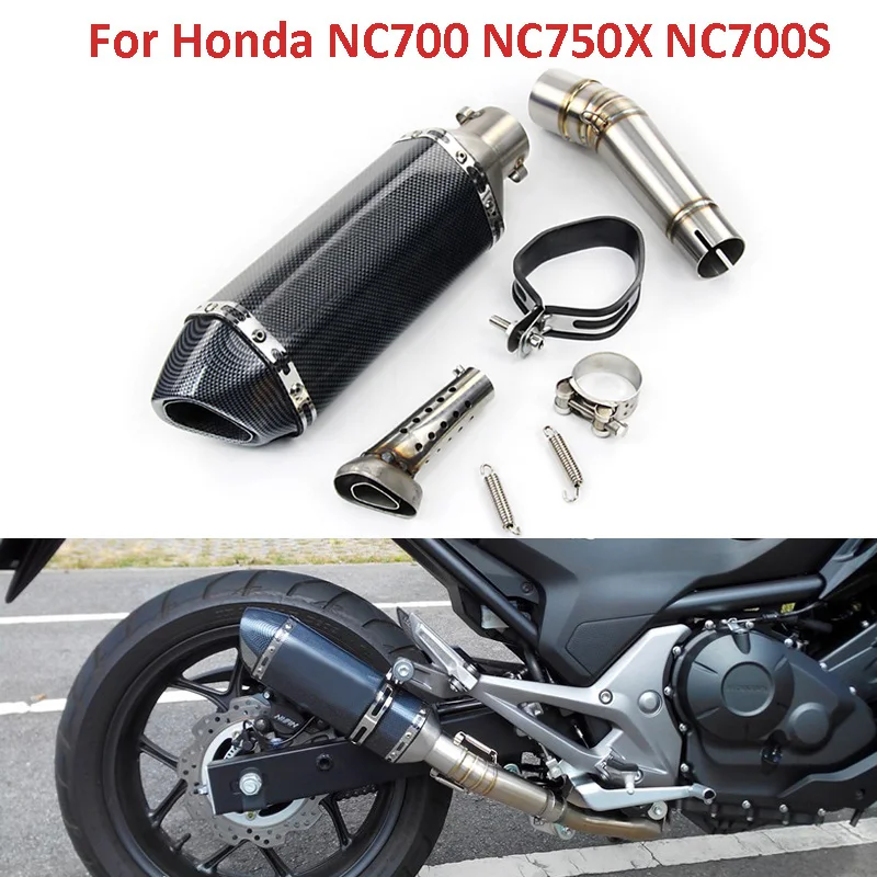 Motorcycle System Exhaust Muffler With DB Killer Link Connector Pipe for HONDA NC700 NC750X NC700S NC700X
Motorcycle System Exhaust Muffler With DB Killer Link Connector Pipe for HONDA NC700 NC750X NC700S NC700X