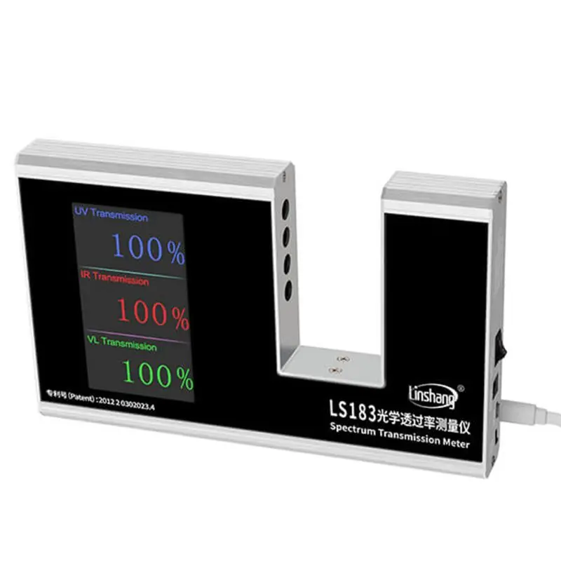 LS183 Spectrum Transmission Meter Tester for Film Glass Window Tint IRR UVR VLT E65B
LS183 Spectrum Transmission Meter Tester for Film Glass Window Tint IRR UVR VLT E65B