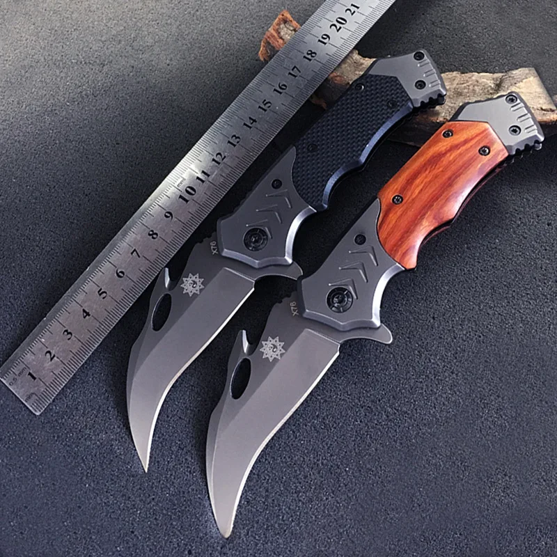 Folding knife Survival EDC EDC Tools Tactical EDC 200mm (7.9") Knife 57HRC Steel Blade Knives
Folding knife Survival EDC EDC Tools Tactical EDC 200mm (7.9") Knife 57HRC Steel Blade Knives