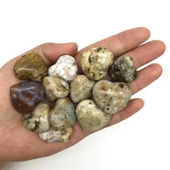 Wholesale 1PC Natural Ocean Jasper Crystal Heart Shaped Stones Healing Specimen Decor Gifts Natural Quartz Crystals
Wholesale 1PC Natural Ocean Jasper Crystal Heart Shaped Stones Healing Specimen Decor Gifts Natural Quartz Crystals