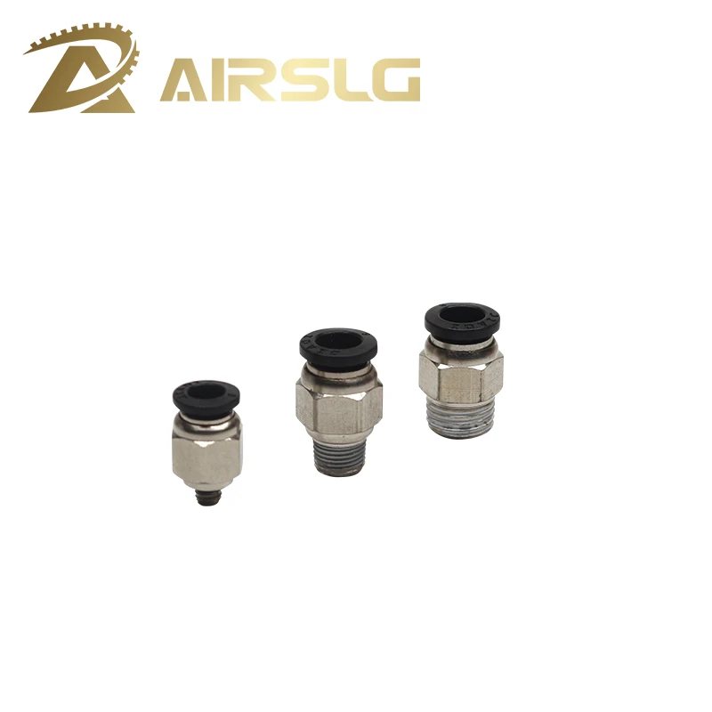 Copper nickel plating BSPT PC6-01 6-02 8-02 PC4-m5 10-02 Air Connectors Male Hose Fittings Straight Push In Fittings
Copper nickel plating BSPT PC6-01 6-02 8-02 PC4-m5 10-02 Air Connectors Male Hose Fittings Straight Push In Fittings