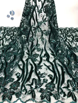 Sequins Style African Net Lace Elastic Fabrics 2019 High Quality Sequined Embroidered Mesh Lace Material Wedding 
Sequins Style African Net Lace Elastic Fabrics 2019 High Quality Sequined Embroidered Mesh Lace Material Wedding