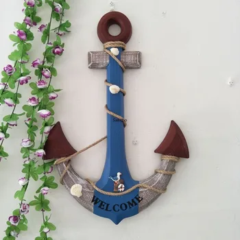 Mediterranean style 60 cm retro old ship anchor home decoration wall hanging wooden anchor painting technology home decor
Mediterranean style 60 cm retro old ship anchor home decoration wall hanging wooden anchor painting technology home decor