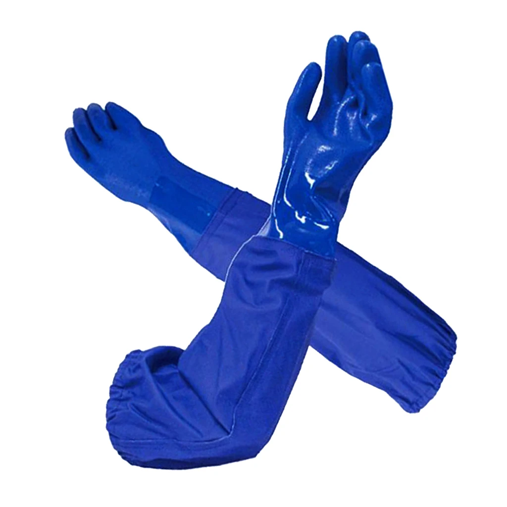 Reusable Water Resistant Working Gloves for Fishing Elbow Length Non-slip Large Hand Protection for Winter Fishing Hunting Glove Reusable Water Resistant Working Gloves for Fishing Elbow Length Non-slip Large Hand Protection for Winter Fishing Hunting Glove