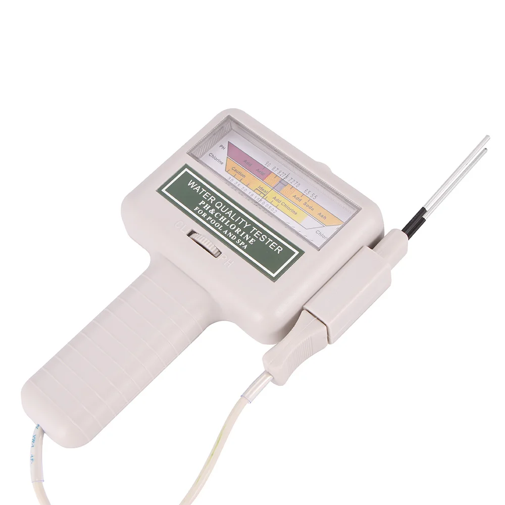 Chlorine Water Quality Tester Portable Home Swimming Pool Spa Aquarium PH Meter Test Monitor Checker White
Chlorine Water Quality Tester Portable Home Swimming Pool Spa Aquarium PH Meter Test Monitor Checker White