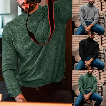Autumn Winter Men's Warm Soft Cotton High Neck Pullover Jumper Sweater Tops Casual Basic Tops Fashion Clothes Plus Size XXXL
Autumn Winter Men's Warm Soft Cotton High Neck Pullover Jumper Sweater Tops Casual Basic Tops Fashion Clothes Plus Size XXXL