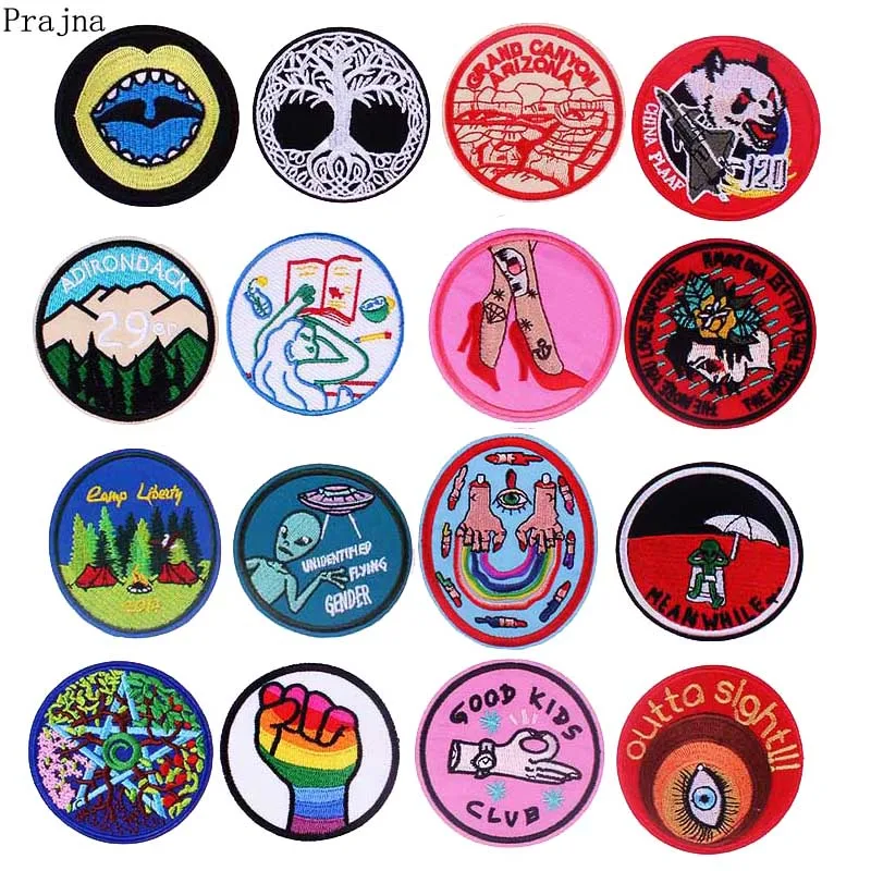 Prajna UFO Hippie Patch Rock Camping Patch Iron On Embroidered Patches For Clothes Stripes Stickers On Clothes Groot Badge DIY
Prajna UFO Hippie Patch Rock Camping Patch Iron On Embroidered Patches For Clothes Stripes Stickers On Clothes Groot Badge DIY