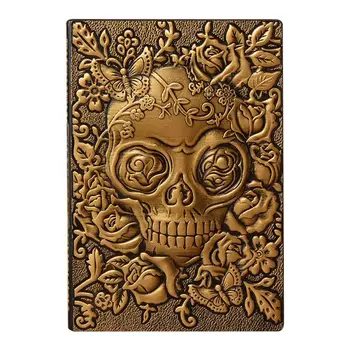 Creative Skull Flower Embossed A5 Leather Notebook Journal Notepad Travel Diary Planner School Office Supplies
Creative Skull Flower Embossed A5 Leather Notebook Journal Notepad Travel Diary Planner School Office Supplies