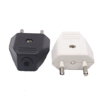 5PCS Europ EU plug Light-Fixture Two core Connection Plug 4.0mm EU Male Power Cord Plug Power Socket White/Black 
5PCS Europ EU plug Light-Fixture Two core Connection Plug 4.0mm EU Male Power Cord Plug Power Socket White/Black