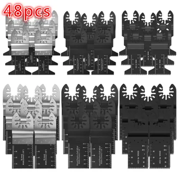48pcs Oscillating Multi Tool Saw Blade Multi-Function Bi-metal Precision Saw Blade for Renovator Power Cutting Multimaster Tools
48pcs Oscillating Multi Tool Saw Blade Multi-Function Bi-metal Precision Saw Blade for Renovator Power Cutting Multimaster Tools