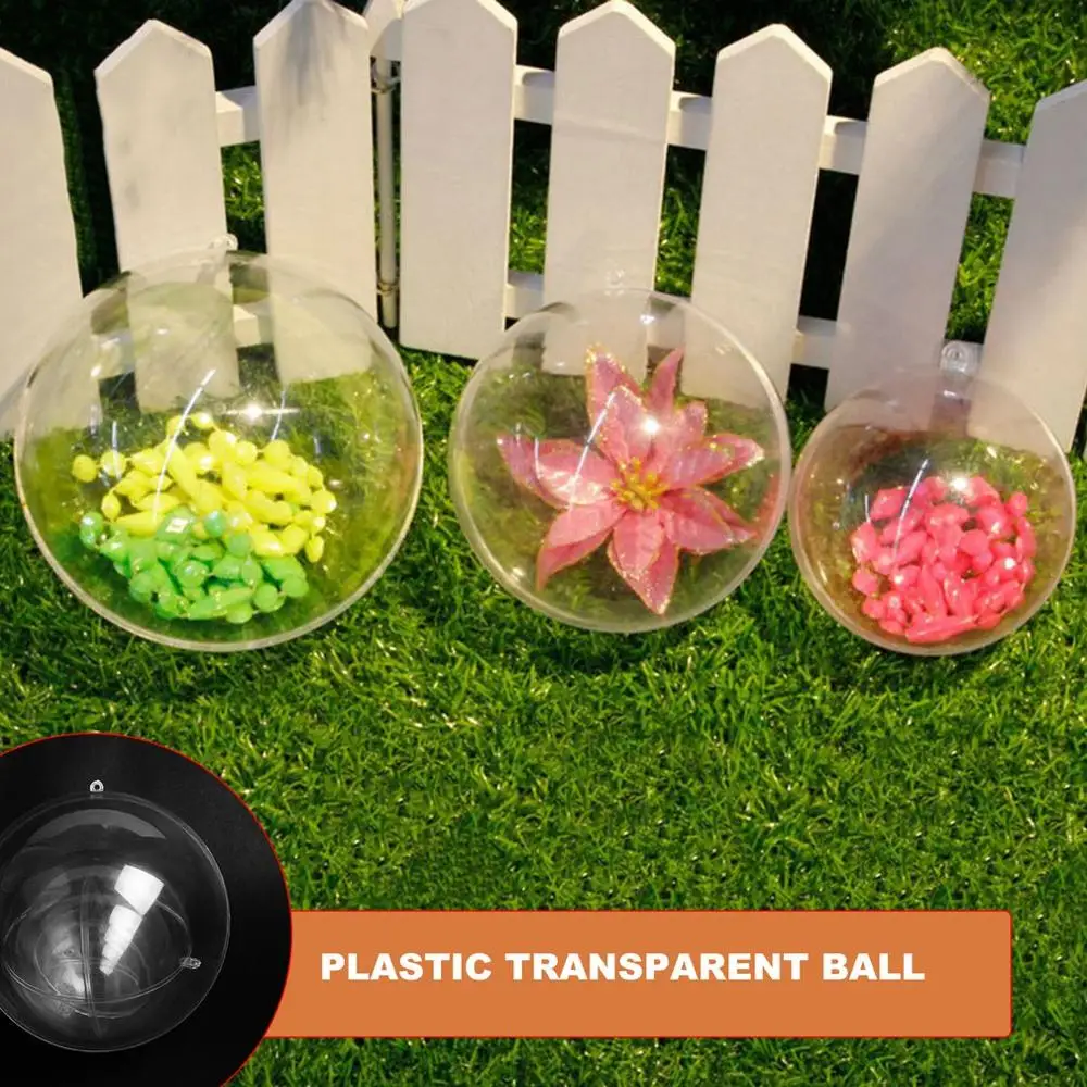 Durable Round Shape Christmas Decorations Transparent Ball Plastic Clear Can Open Decorative Ball Home Ornament Gift
Durable Round Shape Christmas Decorations Transparent Ball Plastic Clear Can Open Decorative Ball Home Ornament Gift