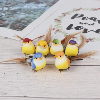 1Pc Fake Craft Birds Artificial Foam Feathers Mini Bird,Decoration Mariage Table,Birthday Party Decorations Kids,Wedding 
1Pc Fake Craft Birds Artificial Foam Feathers Mini Bird,Decoration Mariage Table,Birthday Party Decorations Kids,Wedding