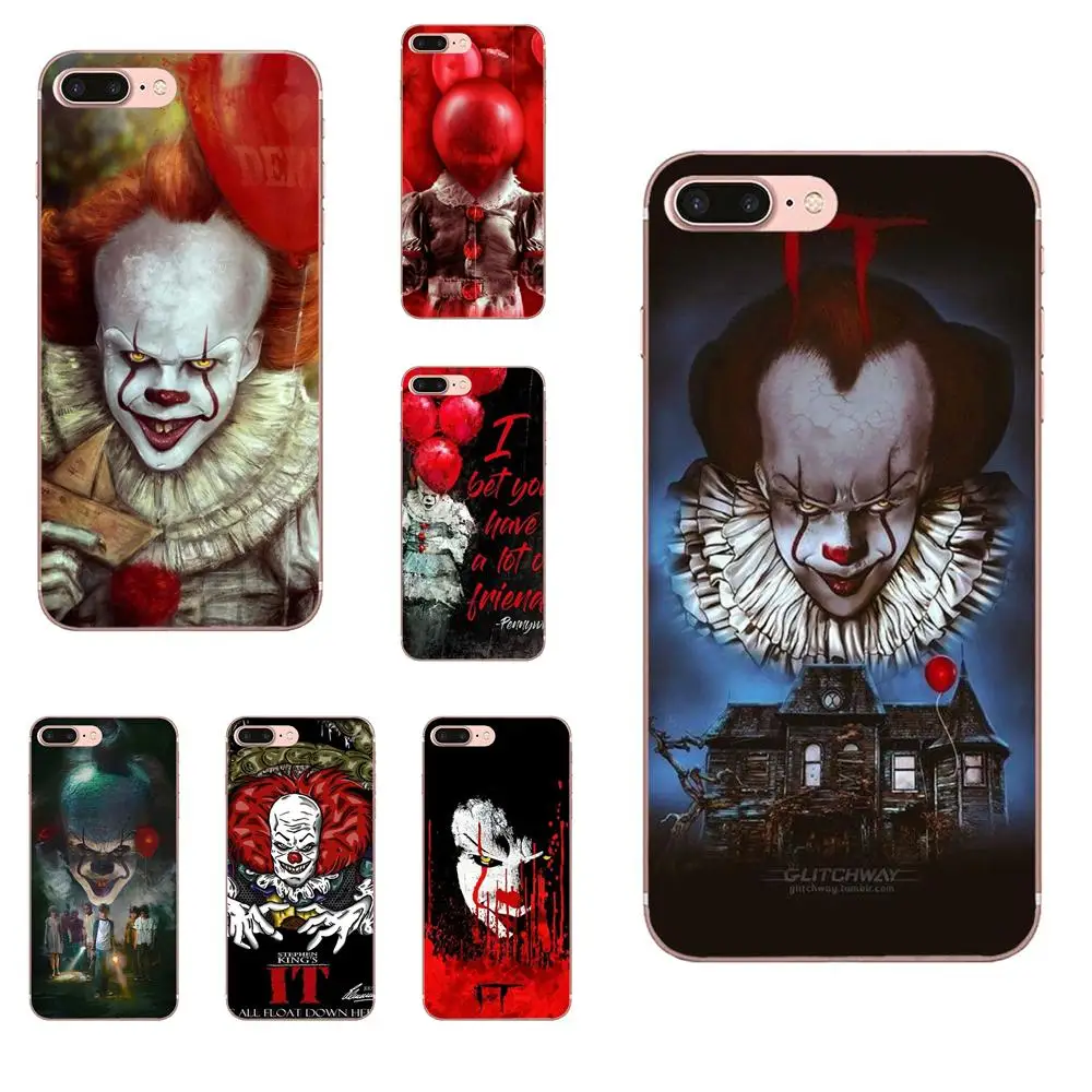 Черные чехлы для телефона It Pennywise клоун ужас Huawei Honor Mate Nova Note 20 20s 30 5 5I 5T 6 7I 7C 8A 8X 9X 10