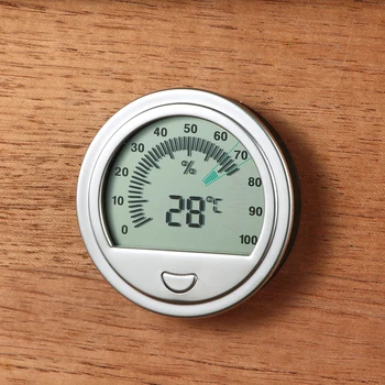 Accurate Cigar Hygrometer for Humidor Box Portable Thermometer Cigar Humidity Tester Sensors Humidor Hygrometer for Cigar
Accurate Cigar Hygrometer for Humidor Box Portable Thermometer Cigar Humidity Tester Sensors Humidor Hygrometer for Cigar