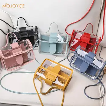 2020 Spring Summer Fashion Women's Transparent Square Sling Bag Cool PVC Shoulder Bag Messenger Bag Mobile Sweet Lady Bag
2020 Spring Summer Fashion Women's Transparent Square Sling Bag Cool PVC Shoulder Bag Messenger Bag Mobile Sweet Lady Bag