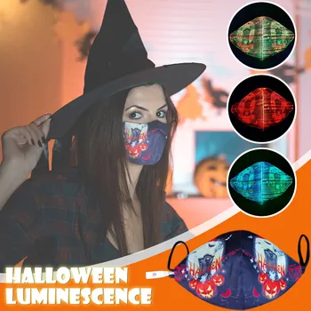 Halloween Luminous Mask Adult Masquerade Led Fiber Luminous Mask Mascarilla Reutilizable Masques Lavable Mascherine Masker
Halloween Luminous Mask Adult Masquerade Led Fiber Luminous Mask Mascarilla Reutilizable Masques Lavable Mascherine Masker