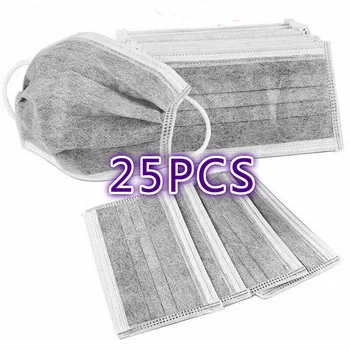25PCS/LOTThickened Anti-dust Mask Mouth Nose Protection Mask Anti-haze Breathable Activated Carbon Non-woven Fabric Mask
25PCS/LOTThickened Anti-dust Mask Mouth Nose Protection Mask Anti-haze Breathable Activated Carbon Non-woven Fabric Mask