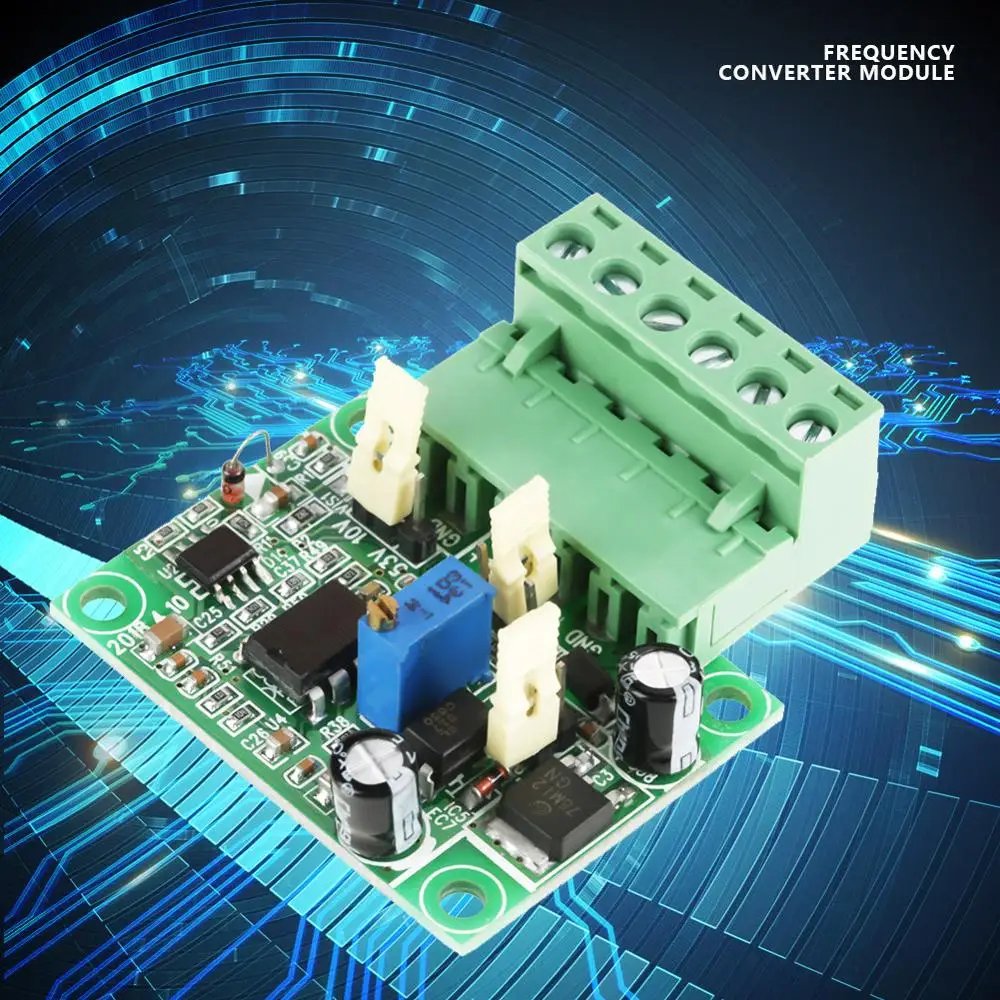 Frequency to Voltage Converter Frequency to Voltage Signal Module 0-10Khz To 0-10V Converter Module With Isolation F/V Module
Frequency to Voltage Converter Frequency to Voltage Signal Module 0-10Khz To 0-10V Converter Module With Isolation F/V Module