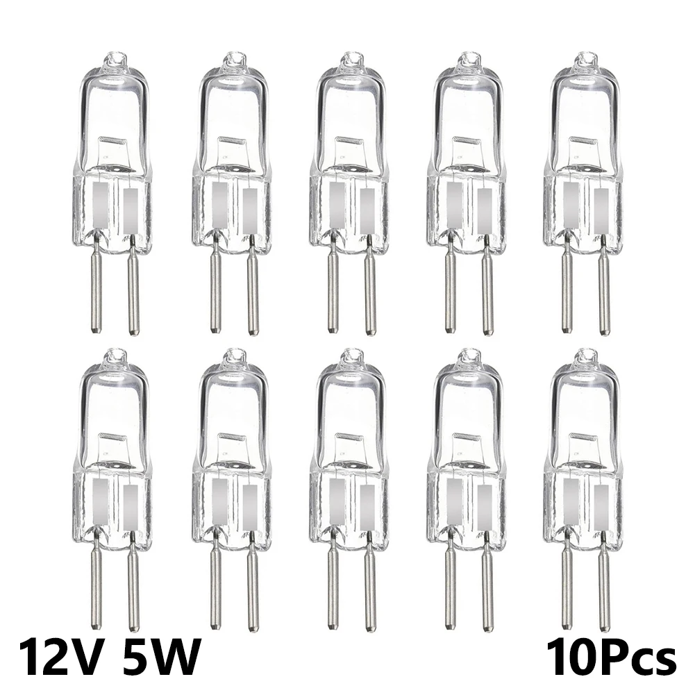 

5W 12V 10pcs Warm light bulbs crystal Super Bright Ultra low price Clear JC Type halogen bulb G4 indoor lighting inserted beads