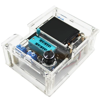 Mega328 Full Assembled Transistor Tester LCR Diode Capacitance ESR Meter PWM Square Wave Frequency Signal Generator
Mega328 Full Assembled Transistor Tester LCR Diode Capacitance ESR Meter PWM Square Wave Frequency Signal Generator