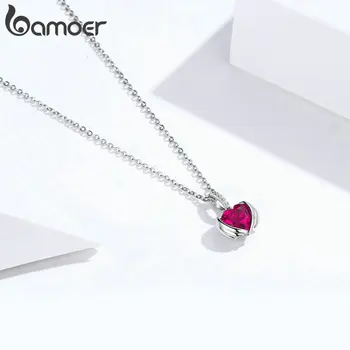 bamoer Red Zirconia Heart Pendant Necklace for Women 925 Sterling Silver Guardian Protection Wings Collier Fine Jewelry GXN341
bamoer Red Zirconia Heart Pendant Necklace for Women 925 Sterling Silver Guardian Protection Wings Collier Fine Jewelry GXN341