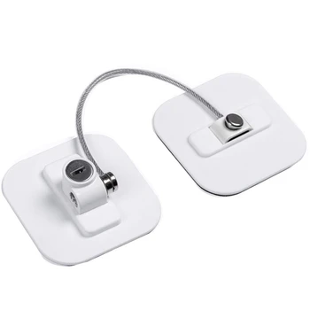 Fridge Lock,Refrigerator Locks,Freezer Lock with Key for Child Safety,Locks to Lock Fridge and Cabinets-1Pack
Fridge Lock,Refrigerator Locks,Freezer Lock with Key for Child Safety,Locks to Lock Fridge and Cabinets-1Pack